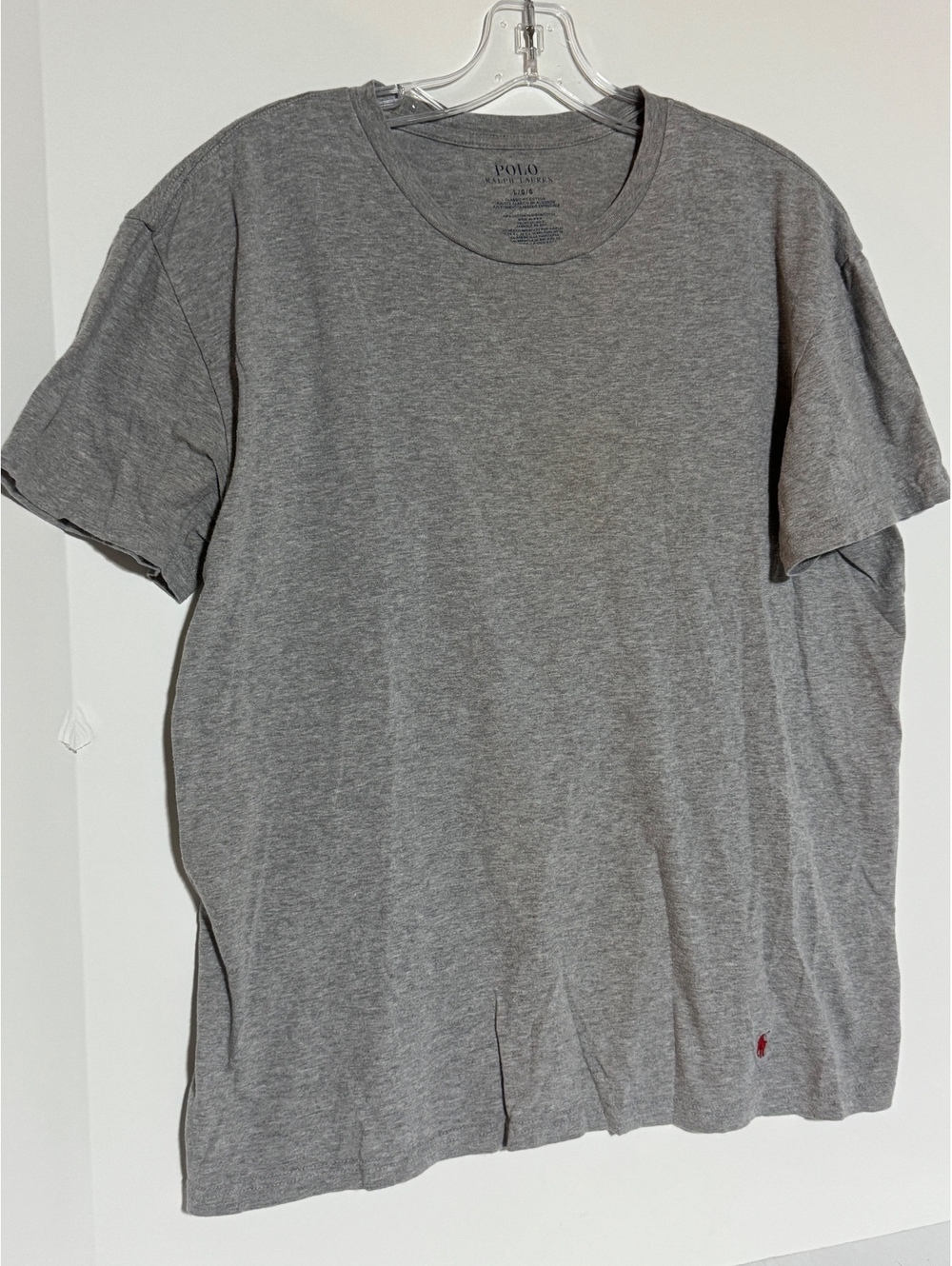 Polo Ralph Lauren Men’s Heather Gray crew neck T-shirt Large